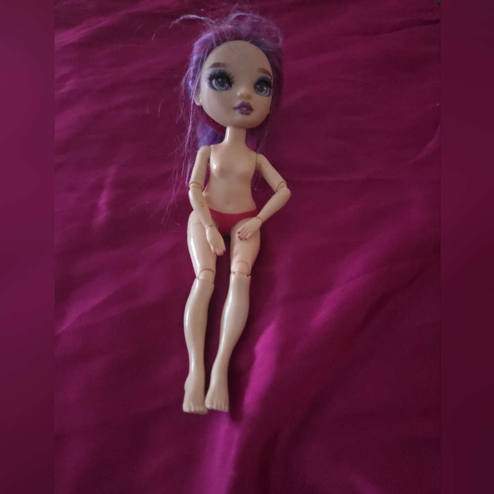 Purple-Haired Fashion Doll